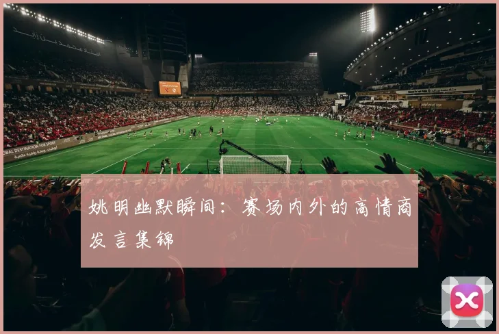 姚明幽默瞬间:赛场内外的高情商发言集锦